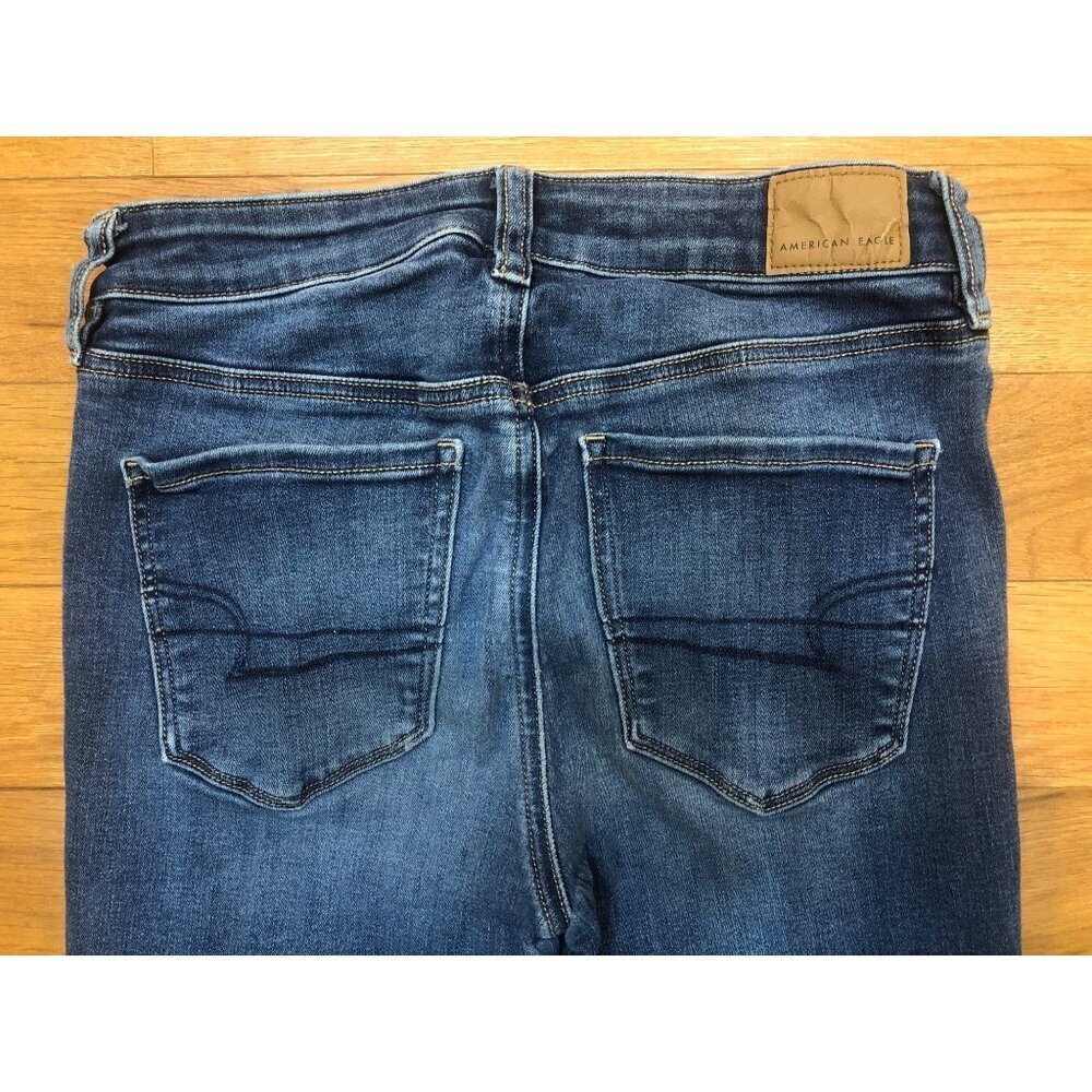 American Eagle Outfitters Next Level Stretch Hi Rise Jegging Size 4 Long - Picture 4 of 11
